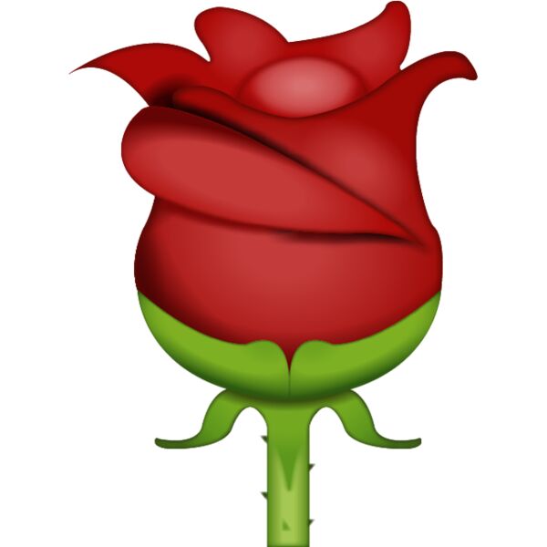 Rose Emoji Download PNG Thumbnail