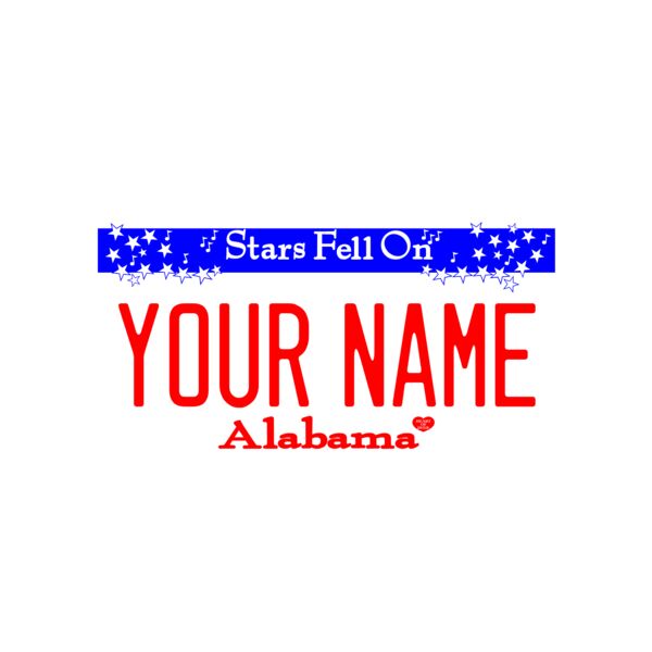 ALABAMA LICENSE PLATE VERSION 1 Thumbnail