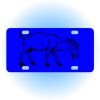 Copy of Personalized 3 X 6 Heavy Duty Acrylic / Plastic License Plate Thumbnail