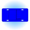 Copy of Personalized 3 X 6 Heavy Duty Acrylic / Plastic License Plate Thumbnail