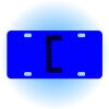 Copy of Personalized 3 X 6 Heavy Duty Acrylic / Plastic License Plate Thumbnail