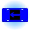 Copy of Personalized 3 X 6 Heavy Duty Acrylic / Plastic License Plate Thumbnail