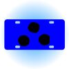 Copy of Personalized 3 X 6 Heavy Duty Acrylic / Plastic License Plate Thumbnail