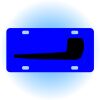 Copy of Personalized 3 X 6 Heavy Duty Acrylic / Plastic License Plate Thumbnail