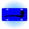 Copy of Personalized 3 X 6 Heavy Duty Acrylic / Plastic License Plate Thumbnail