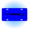 Copy of Personalized 3 X 6 Heavy Duty Acrylic / Plastic License Plate Thumbnail