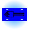 Copy of Personalized 3 X 6 Heavy Duty Acrylic / Plastic License Plate Thumbnail