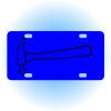 Copy of Personalized 3 X 6 Heavy Duty Acrylic / Plastic License Plate Thumbnail