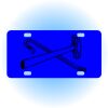 Copy of Personalized 3 X 6 Heavy Duty Acrylic / Plastic License Plate Thumbnail