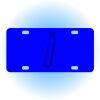 Copy of Personalized 3 X 6 Heavy Duty Acrylic / Plastic License Plate Thumbnail