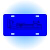 Copy of Personalized 3 X 6 Heavy Duty Acrylic / Plastic License Plate Thumbnail