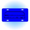 Copy of Personalized 3 X 6 Heavy Duty Acrylic / Plastic License Plate Thumbnail