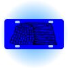 Copy of Personalized 3 X 6 Heavy Duty Acrylic / Plastic License Plate Thumbnail