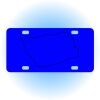 Copy of Personalized 3 X 6 Heavy Duty Acrylic / Plastic License Plate Thumbnail