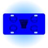 Copy of Personalized 3 X 6 Heavy Duty Acrylic / Plastic License Plate Thumbnail