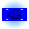 Copy of Personalized 3 X 6 Heavy Duty Acrylic / Plastic License Plate Thumbnail