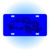 Copy of Personalized 3 X 6 Heavy Duty Acrylic / Plastic License Plate Thumbnail