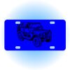 Copy of Personalized 3 X 6 Heavy Duty Acrylic / Plastic License Plate Thumbnail