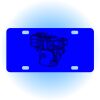 Copy of Personalized 3 X 6 Heavy Duty Acrylic / Plastic License Plate Thumbnail