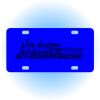 Copy of Personalized 3 X 6 Heavy Duty Acrylic / Plastic License Plate Thumbnail