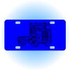 Copy of Personalized 3 X 6 Heavy Duty Acrylic / Plastic License Plate Thumbnail
