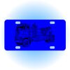 Copy of Personalized 3 X 6 Heavy Duty Acrylic / Plastic License Plate Thumbnail