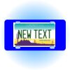Copy of Personalized 3 X 6 Heavy Duty Acrylic / Plastic License Plate Thumbnail