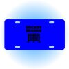 Copy of Personalized 3 X 6 Heavy Duty Acrylic / Plastic License Plate Thumbnail