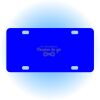 Copy of Personalized 3 X 6 Heavy Duty Acrylic / Plastic License Plate Thumbnail