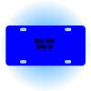 Copy of Personalized 3 X 6 Heavy Duty Acrylic / Plastic License Plate Thumbnail