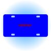 Copy of Personalized 3 X 6 Heavy Duty Acrylic / Plastic License Plate Thumbnail