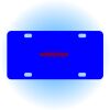Copy of Personalized 3 X 6 Heavy Duty Acrylic / Plastic License Plate Thumbnail