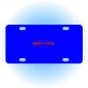 Copy of Personalized 3 X 6 Heavy Duty Acrylic / Plastic License Plate Thumbnail