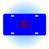 Copy of Personalized 3 X 6 Heavy Duty Acrylic / Plastic License Plate Thumbnail
