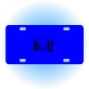 Copy of Personalized 3 X 6 Heavy Duty Acrylic / Plastic License Plate Thumbnail