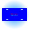 Copy of Personalized 3 X 6 Heavy Duty Acrylic / Plastic License Plate Thumbnail