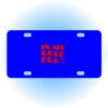 Copy of Personalized 3 X 6 Heavy Duty Acrylic / Plastic License Plate Thumbnail