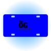Copy of Personalized 3 X 6 Heavy Duty Acrylic / Plastic License Plate Thumbnail