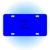Copy of Personalized 3 X 6 Heavy Duty Acrylic / Plastic License Plate Thumbnail