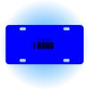 Copy of Personalized 3 X 6 Heavy Duty Acrylic / Plastic License Plate Thumbnail