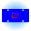 Copy of Personalized 3 X 6 Heavy Duty Acrylic / Plastic License Plate Thumbnail