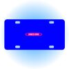 Copy of Personalized 3 X 6 Heavy Duty Acrylic / Plastic License Plate Thumbnail