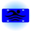 Copy of Personalized 3 X 6 Heavy Duty Acrylic / Plastic License Plate Thumbnail