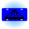Copy of Personalized 3 X 6 Heavy Duty Acrylic / Plastic License Plate Thumbnail