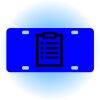 Copy of Personalized 3 X 6 Heavy Duty Acrylic / Plastic License Plate Thumbnail