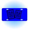 Copy of Personalized 3 X 6 Heavy Duty Acrylic / Plastic License Plate Thumbnail