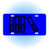 Copy of Personalized 3 X 6 Heavy Duty Acrylic / Plastic License Plate Thumbnail