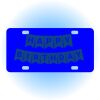 Copy of Personalized 3 X 6 Heavy Duty Acrylic / Plastic License Plate Thumbnail