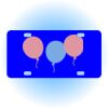 Copy of Personalized 3 X 6 Heavy Duty Acrylic / Plastic License Plate Thumbnail
