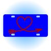 Copy of Personalized 3 X 6 Heavy Duty Acrylic / Plastic License Plate Thumbnail
